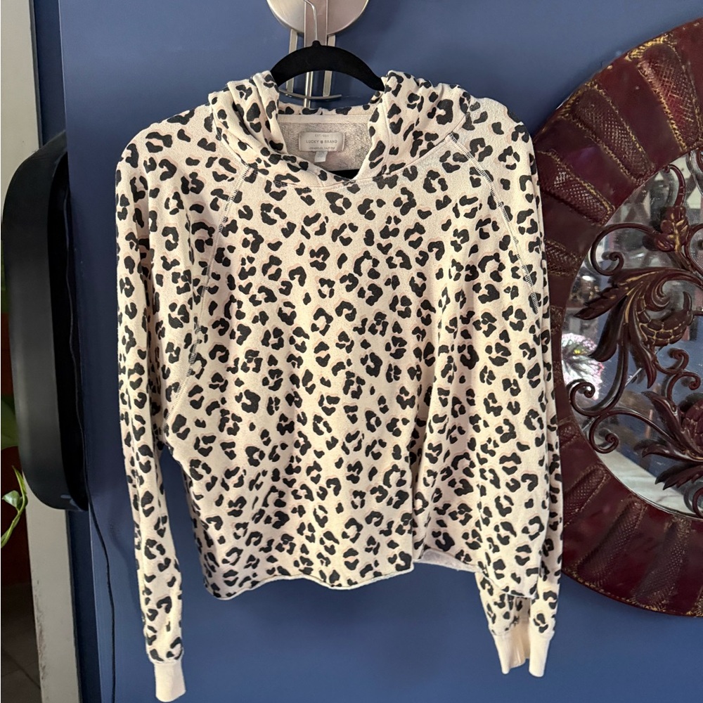 Lucky Brand Animal Print Sweatshirt
